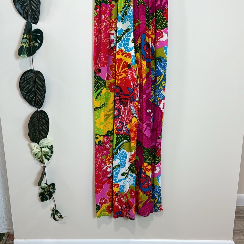 Trashy Diva Jumpsuit Size 0 Psychedelic Dragons Hepburn Multicolor Pink Yellow - Picture 5 of 10